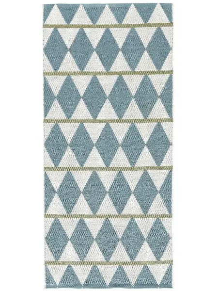 Tapis en plastique - Horredsmattan Zigge (bleu)